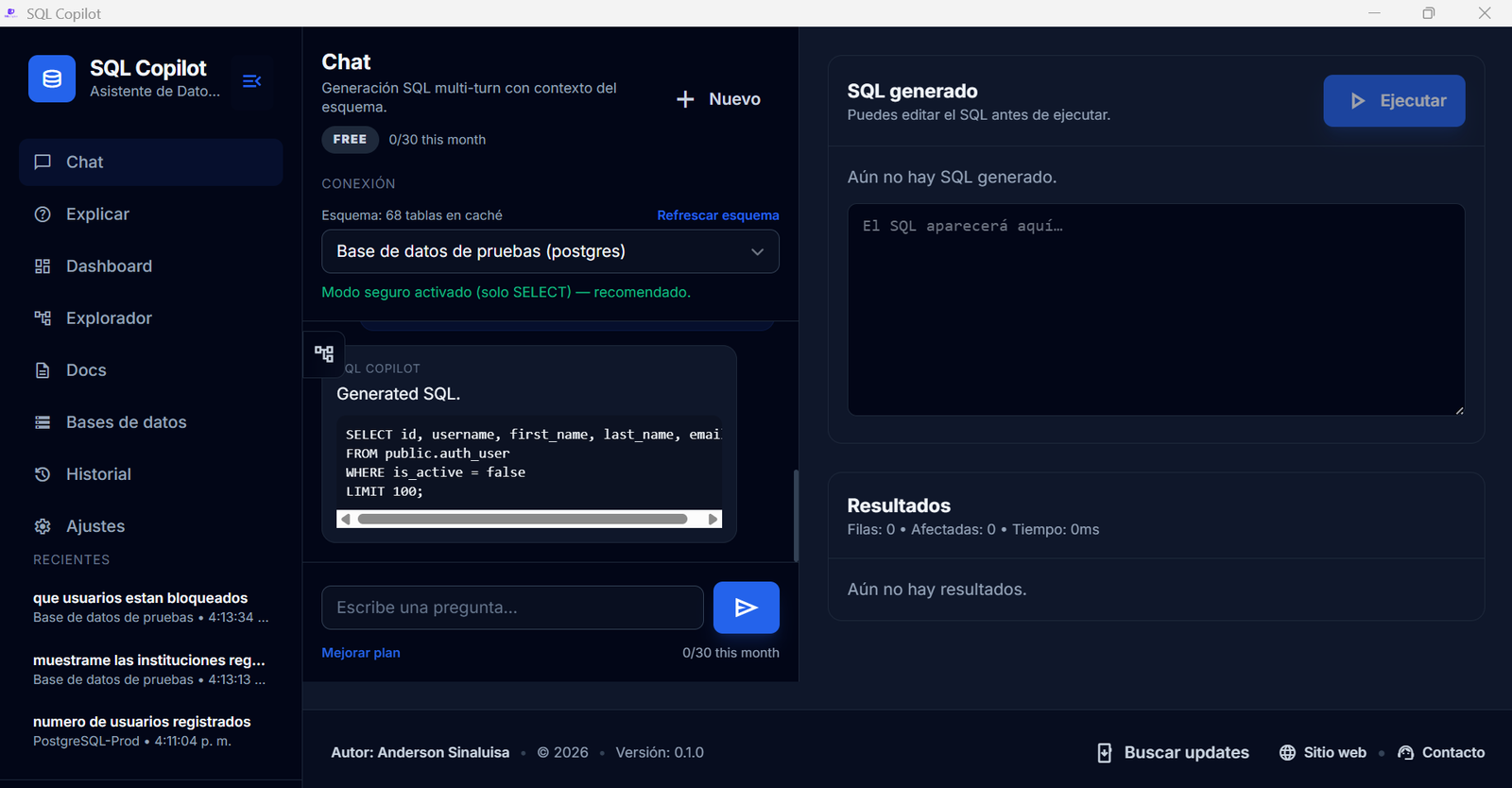 SQL Copilot - AI SQL Generator for Developers
